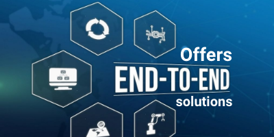 Offers end-to-end solutions